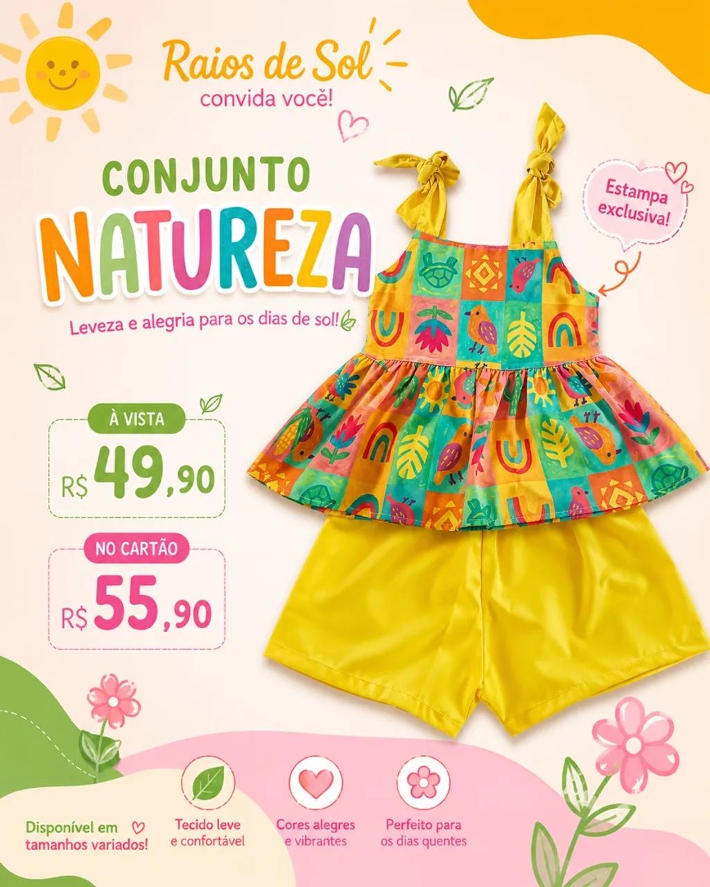 Conjunto infantil menina 