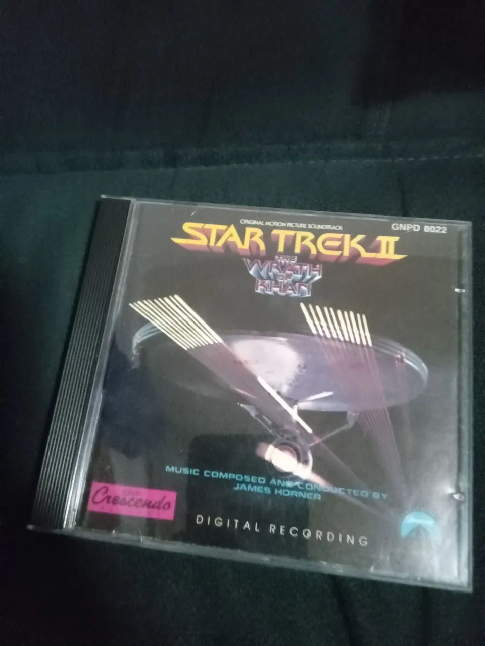 CD importado raro trilha sonora Star Trek 2 Ira de Khan