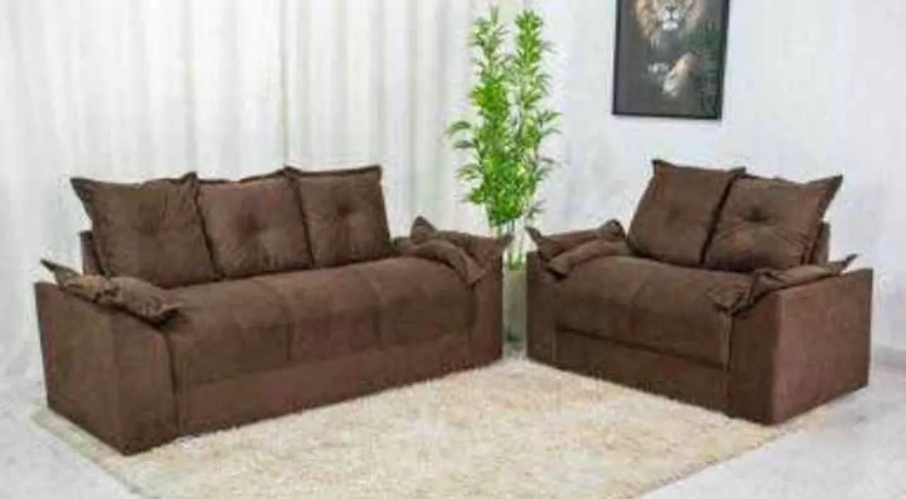  550,00 PROMOÇÃO- sofá conjunto Paris - 3 e 2 lugares - preço de fábrica 