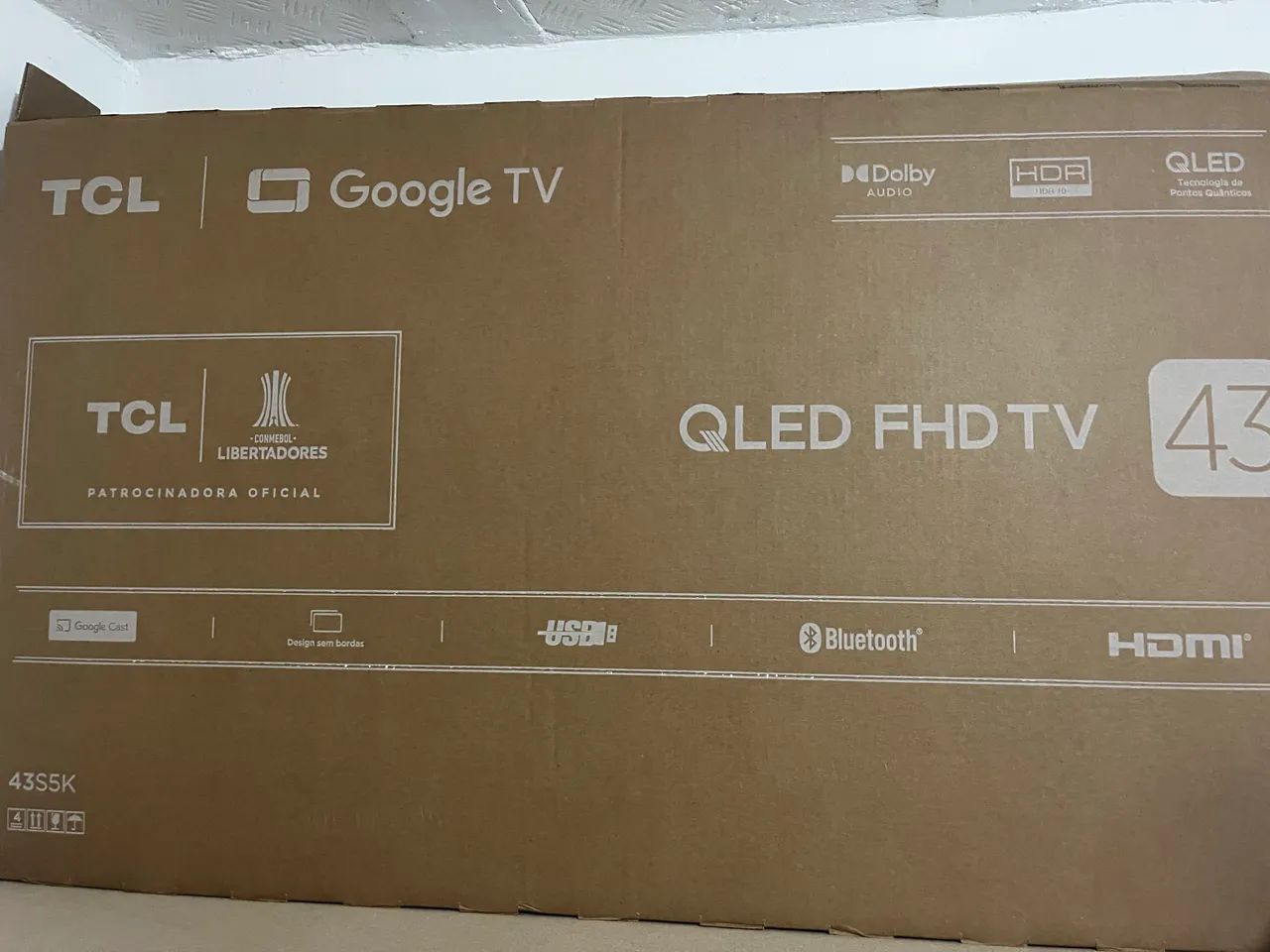 Tv TCL 43. + painel mdf - Foto 2