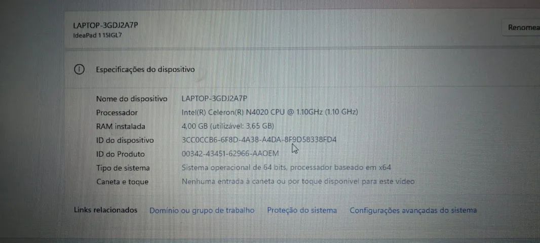 Ideapad 1 15IGL7 - Foto 4