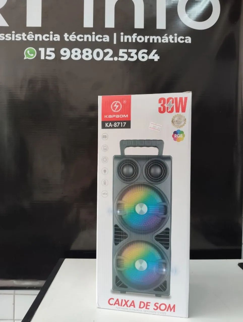 Caixa de Som Kapbom KA-8717