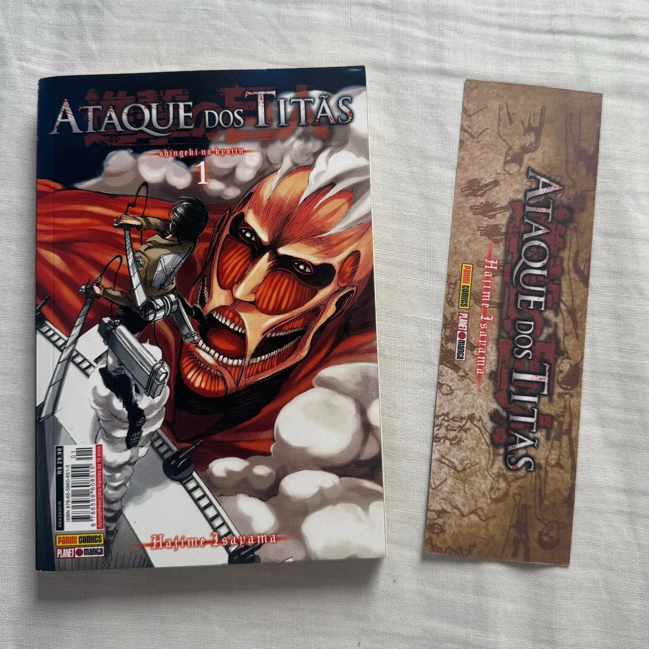 Mangá Attack on titan- Volume 1 - Foto 2