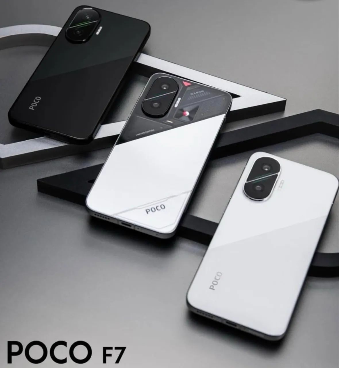 Celular Poco F7 5G 512GB 12Gb RAM Preto Branco Prata Lacrado Hoje