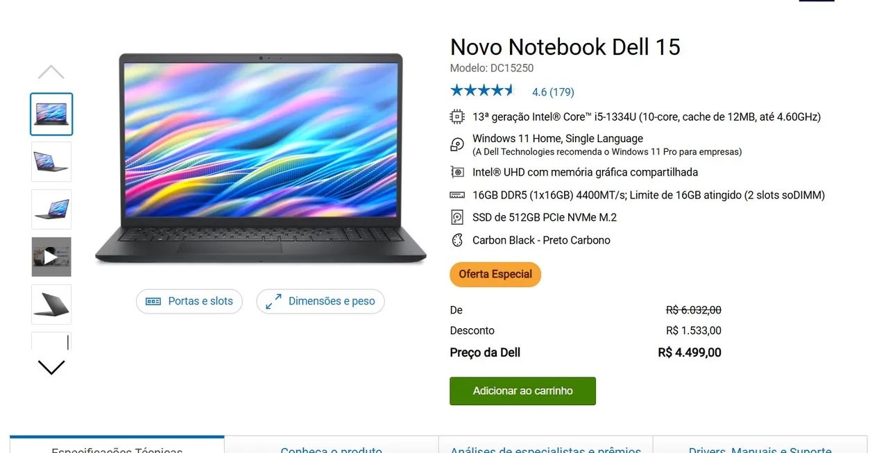 Notebook dell inspiron 15 3530 - Foto 5