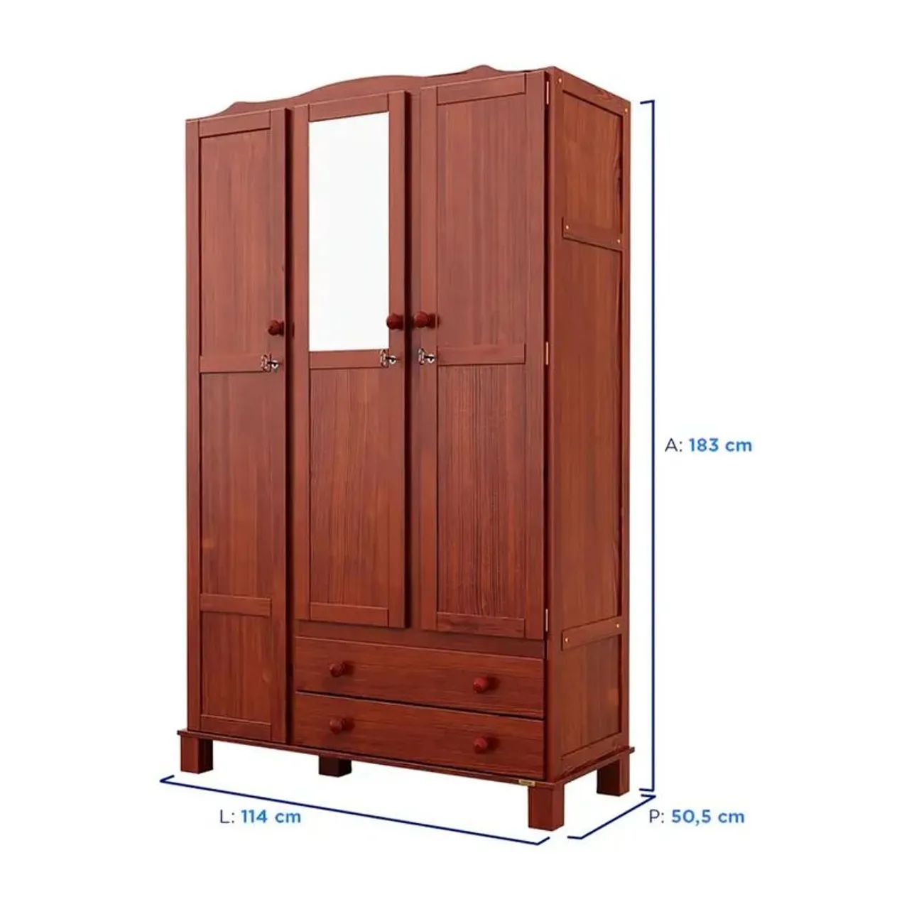 Guarda roupa de madeira  - Foto 3