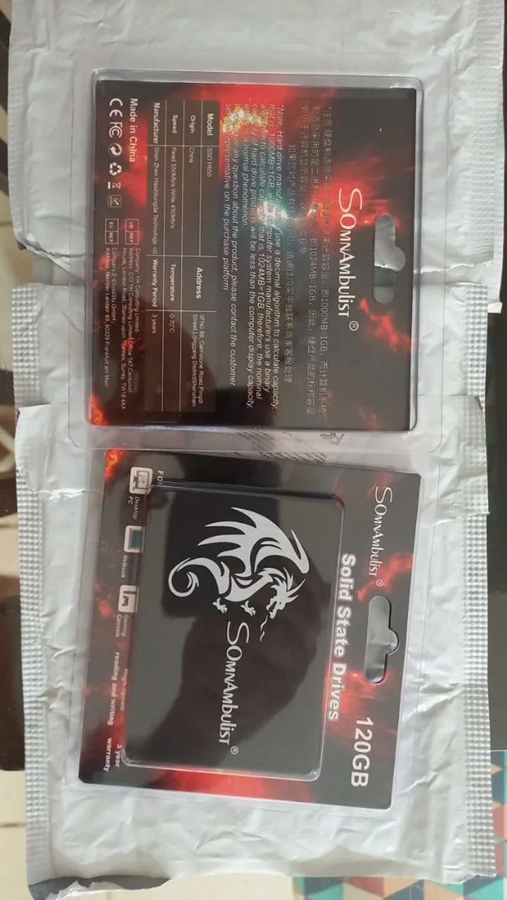 Ssd lacrado de 120G novo - Foto 2