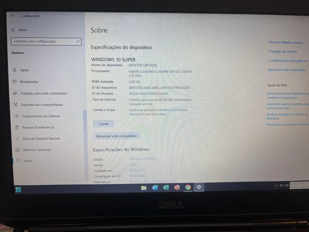 NOTEBOOK DELL CORE i5