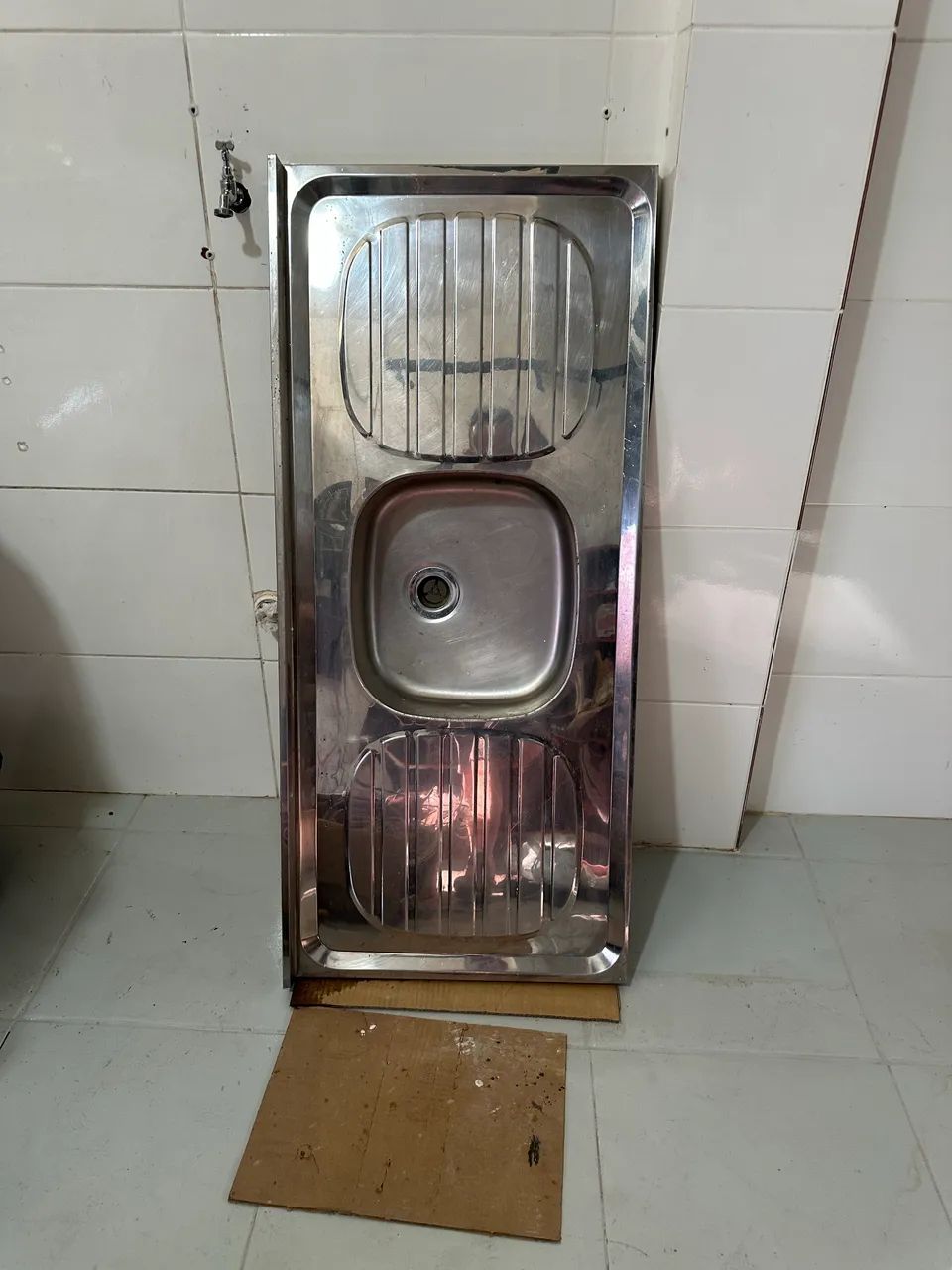 Stainless Steel Kitchen Sink - 120 cm