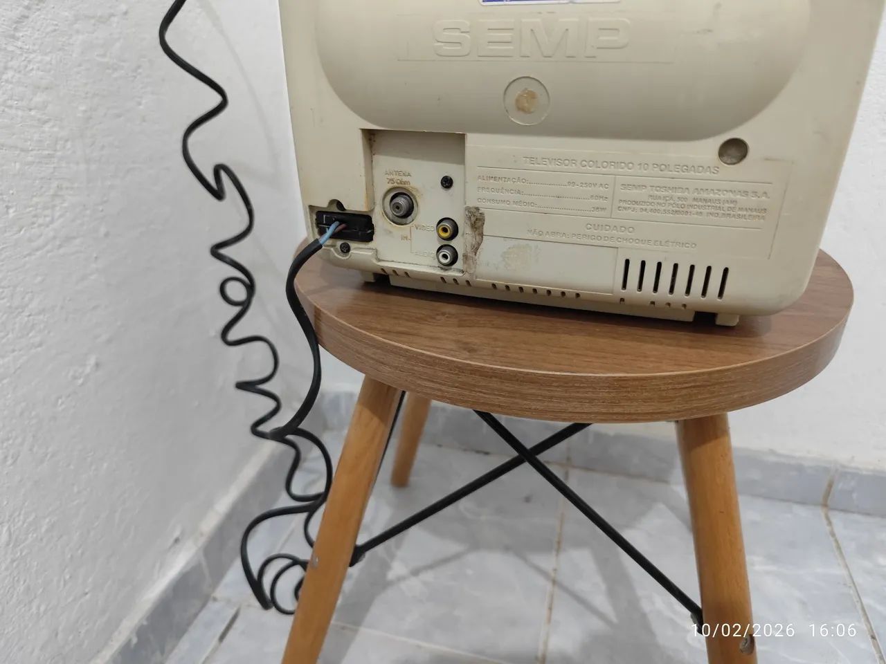 Tv Semp Toshiba 10 polegadas 1022 av - Foto 3