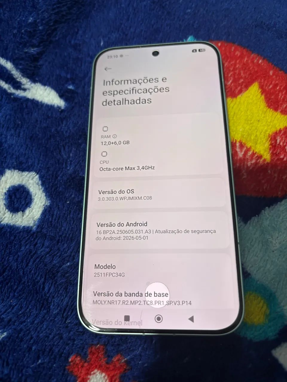 Poco x8 pro 5G 528gb 12+6RAM impressão digital  - Foto 3