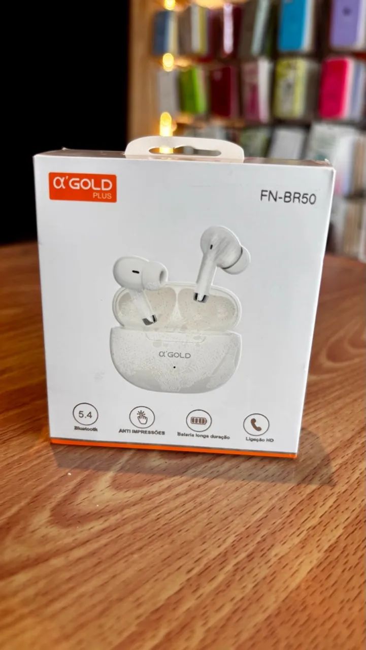Fone de Ouvido Sem Fio A'GOLD PLUS (Modelo: FN-BR50)