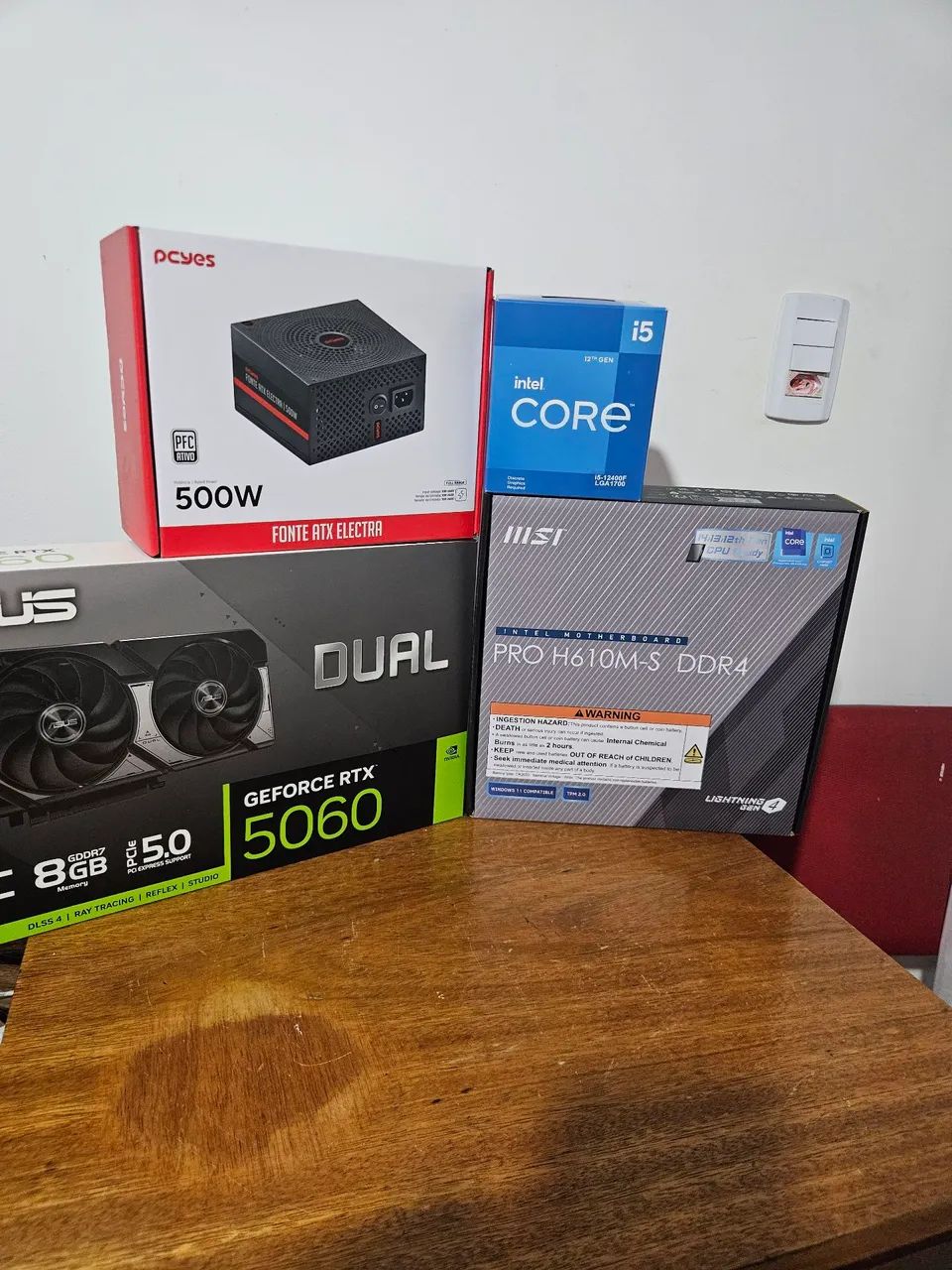 Pc gamer i5 12400f rtx 5060! Novo sem uso! - Foto 5
