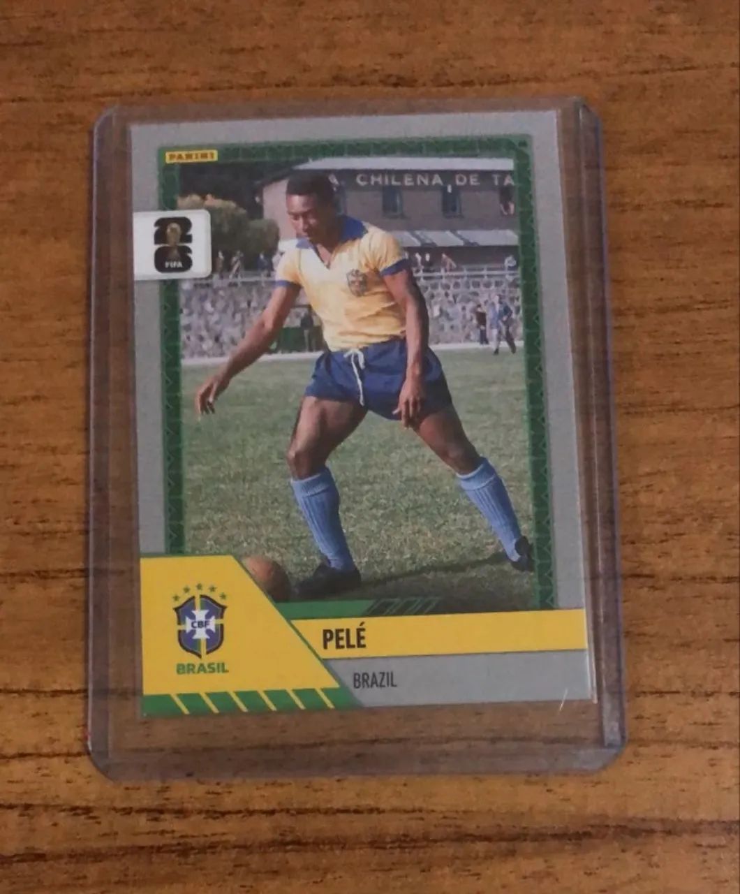 Card Pelé Panini Monopoly Copa do Mundo