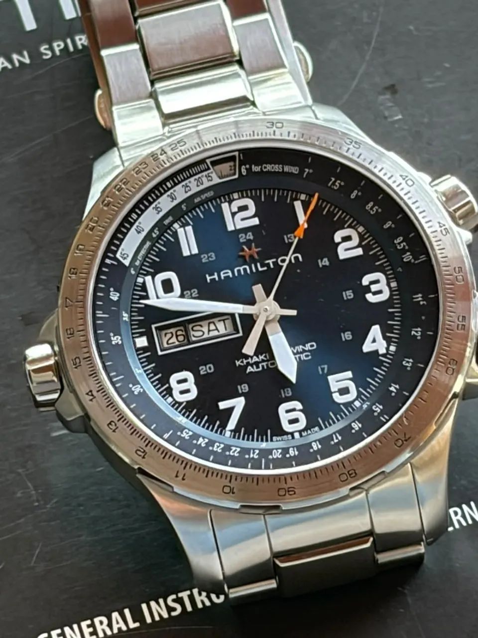 Hamilton Khaki X-Wind Aviation X-wind Day Date Auto - 45mm