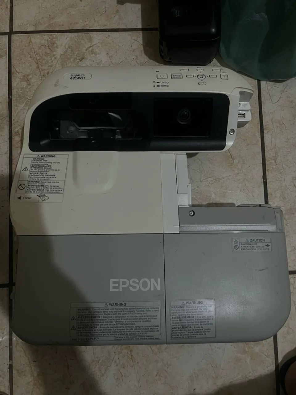 Projetor Epson 475Wi Curta Distância  - Foto 4