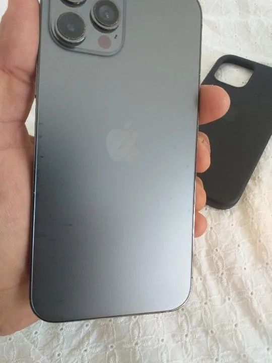 iPhone 12 Pro Max 256Gb Grafite  aceito 11 mais volta  - Foto 2