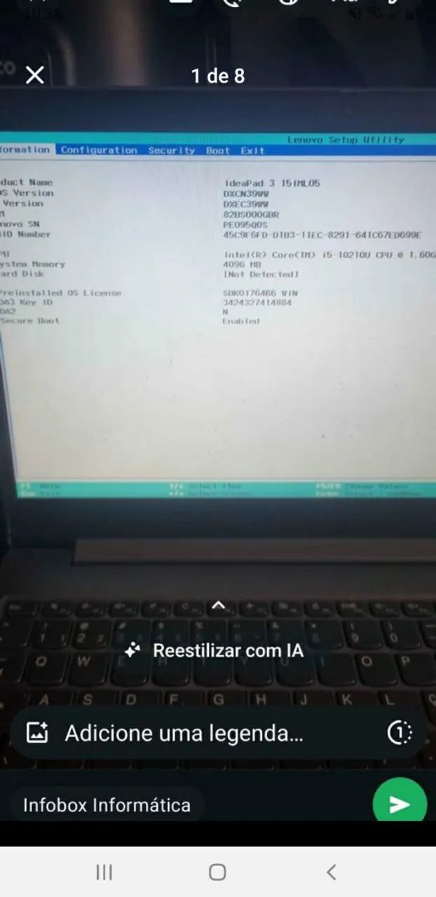 Notebook Lenovo i5 10 - Foto 5