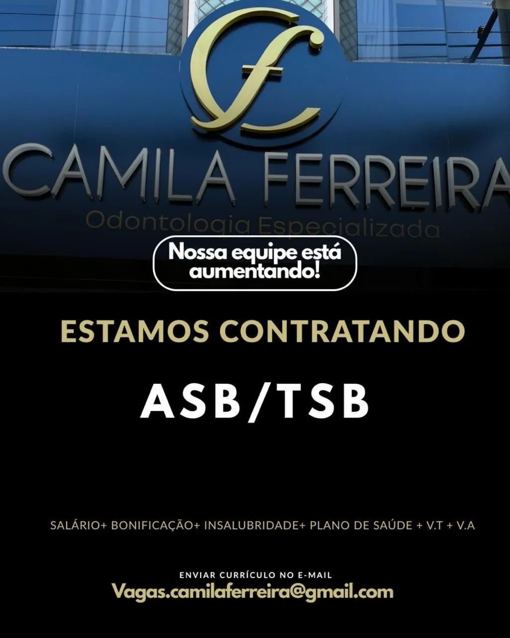 Vaga para ASB/ TSB 