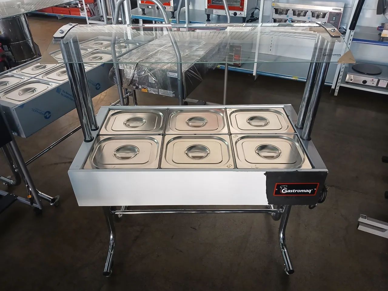 * Buffet Térmico 6 Cubas - Gastromaq 