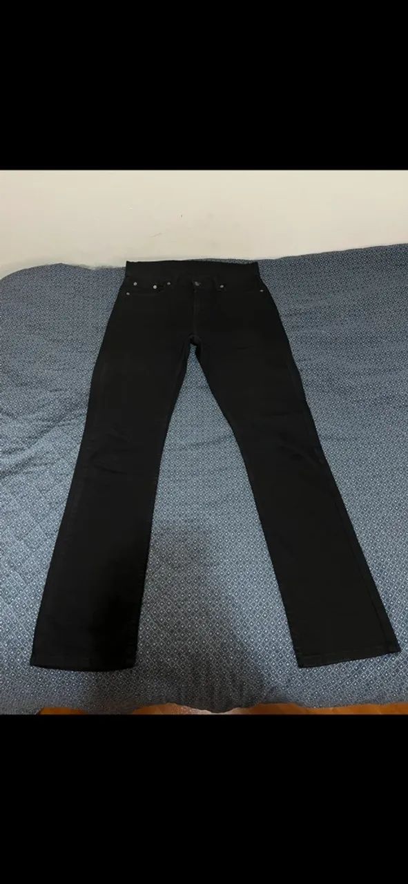 Calça levis 527 bootcut preta