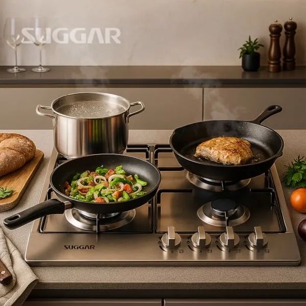 Cooktop inox 4 bocas suggar - Foto 2