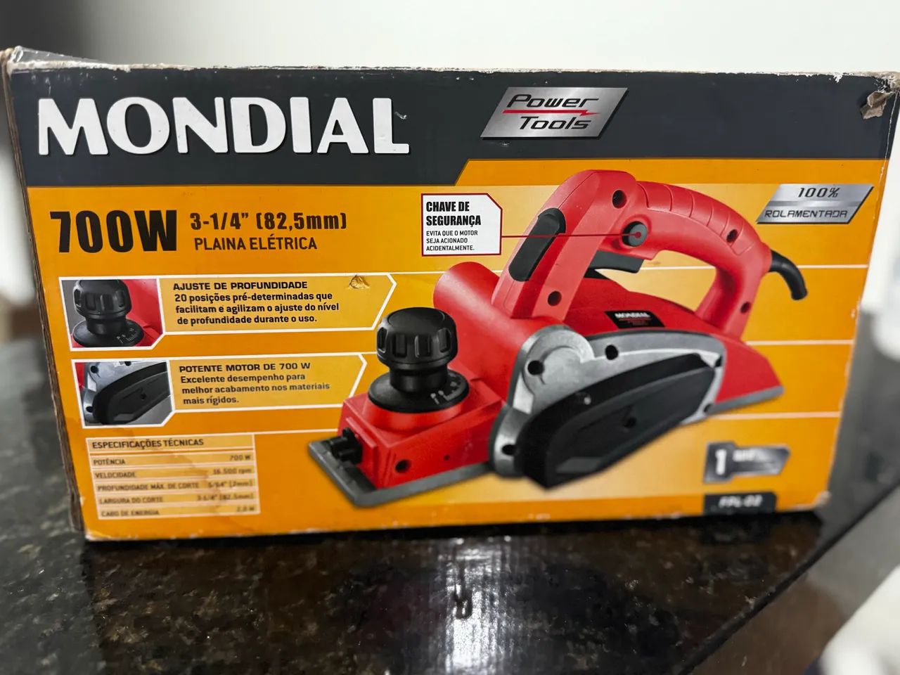 Plaina Mondial 700W - Foto 2