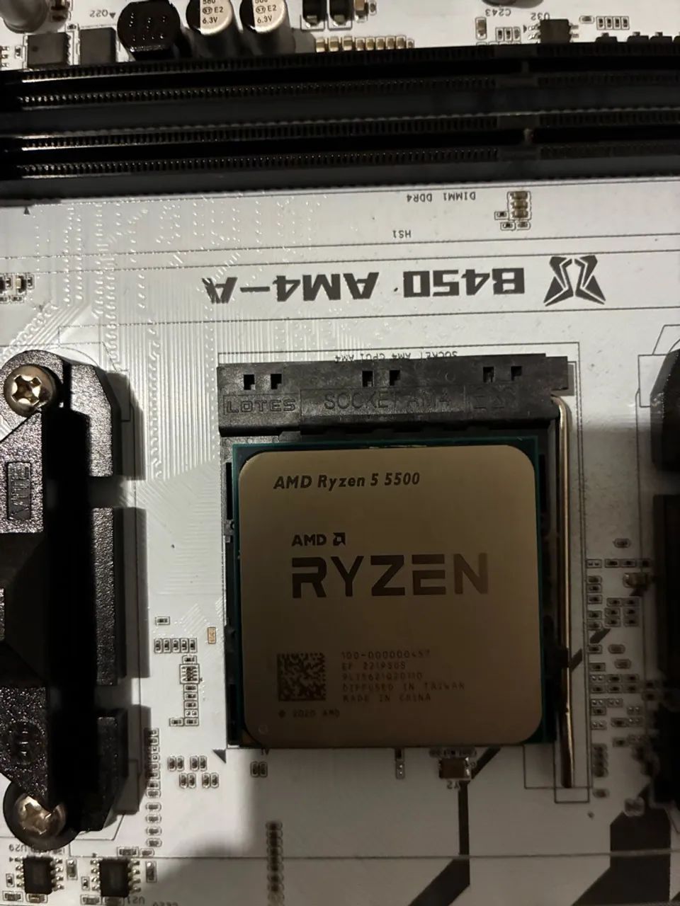 Placa mae + processador R5 5500 - Foto 2