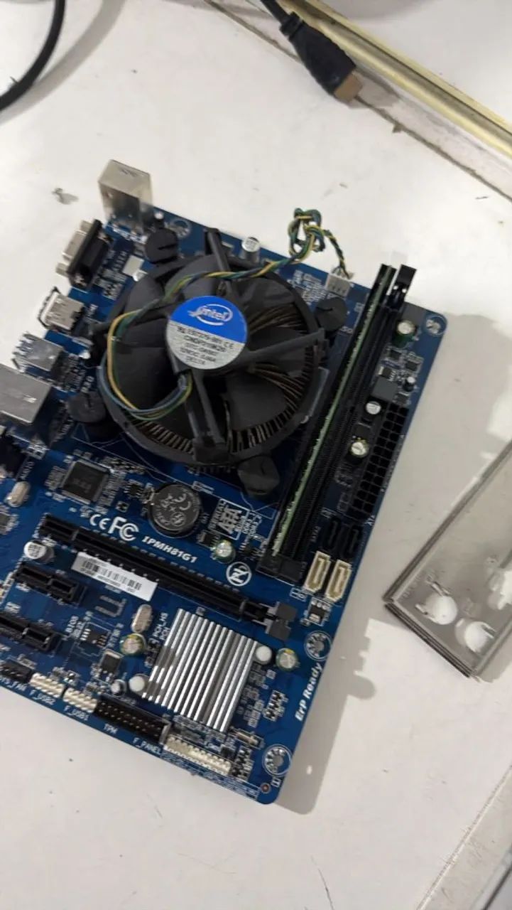 Placa Mãe I3 c/ HDMI COMPLETA e Seminova  - Foto 3