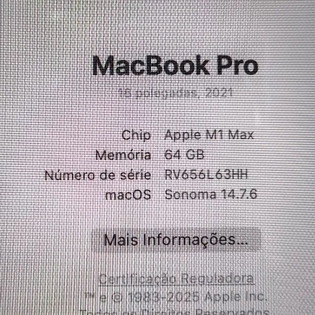 MACBOOK PRO 16 M1 MAX 64GB/1TB - SPACE GRAY - 32GPU - Foto 4