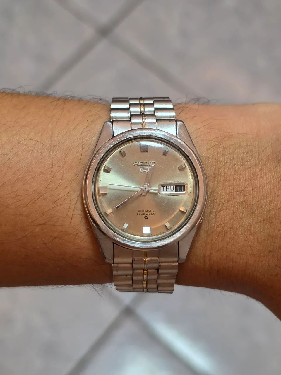Relógio Seiko 5 Vintage Automático