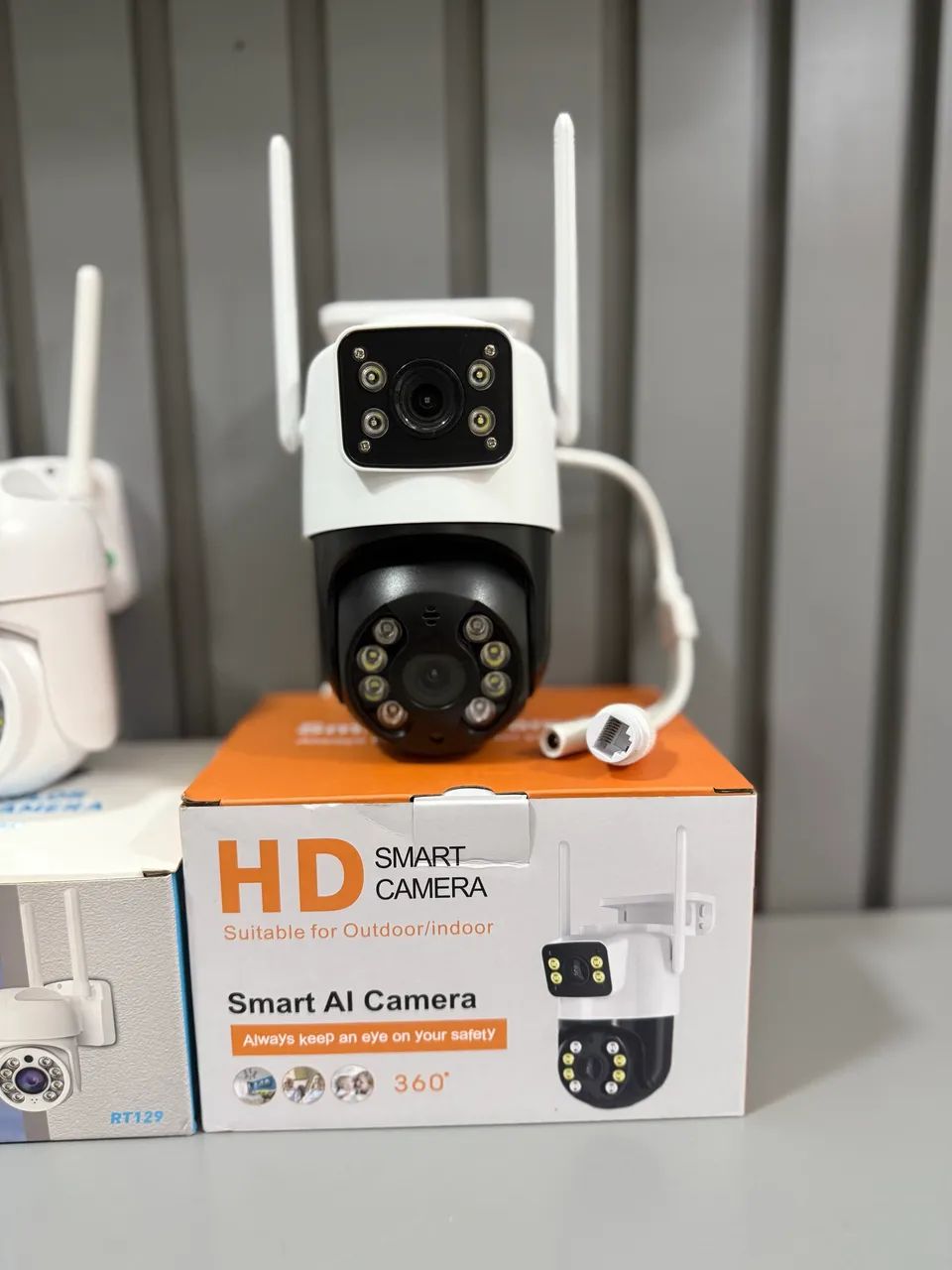 Câmera de Segurança Prova D'água Wi-Fi 360 Infravermelho HD Câmera IP66 Yoosee - Foto 2