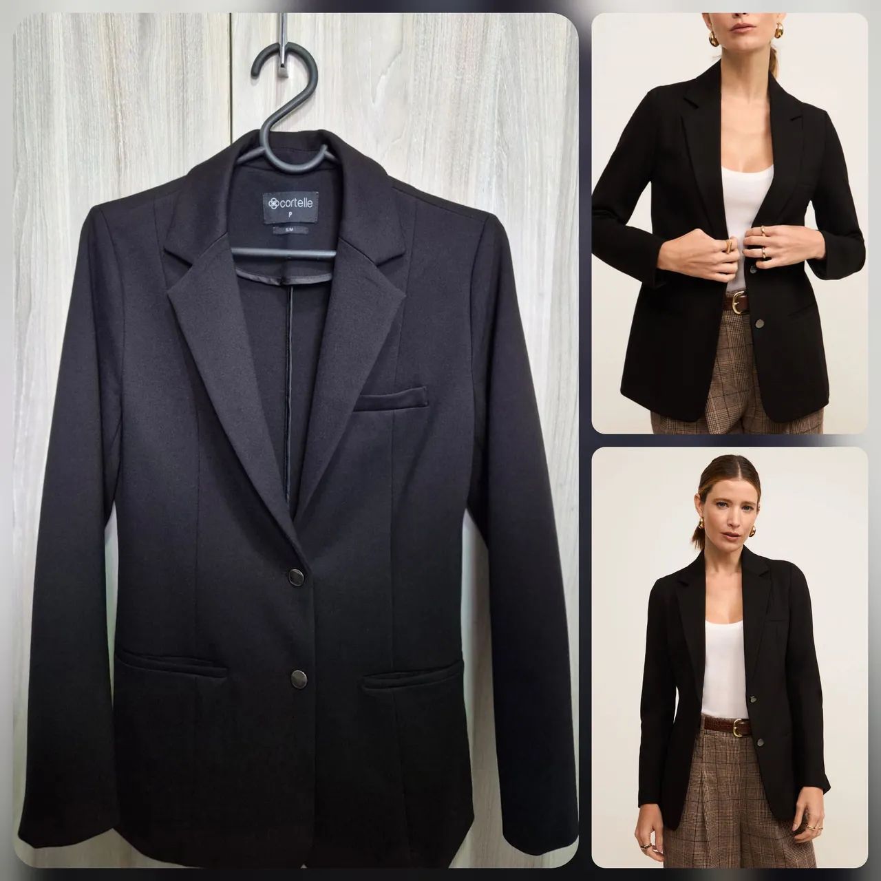 Blazer Preto Renner - TAM P (Veste até 38)