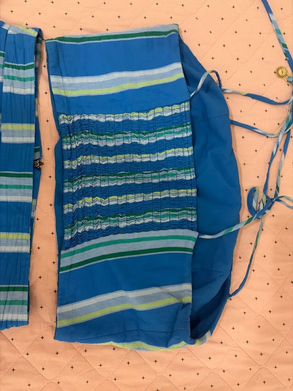 Conjunto Deep Azul Saia e Cropped - Foto 3