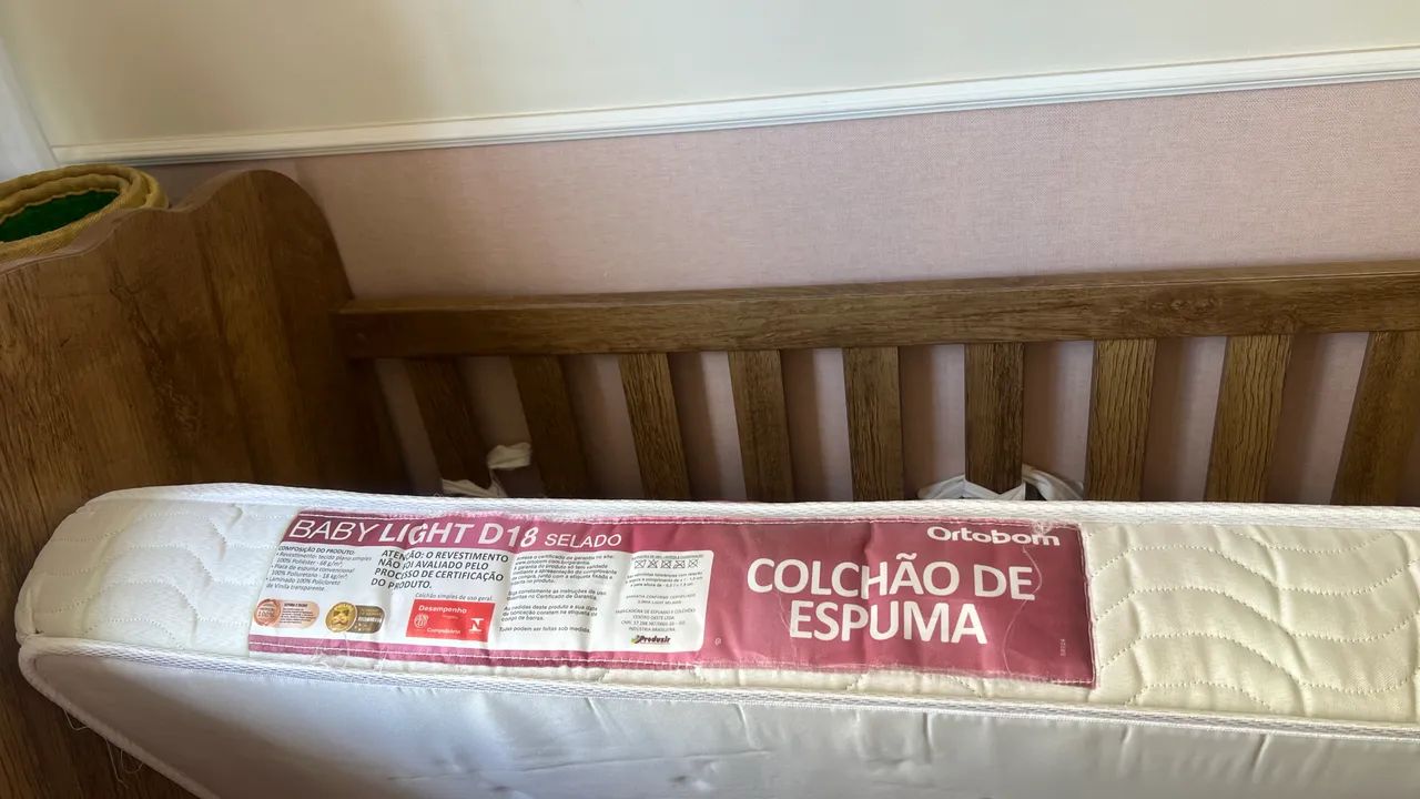BERÇO PROVENÇAL LUXO 3 EM 1 COM COLCHÃO ORTOBOM ? - Foto 4