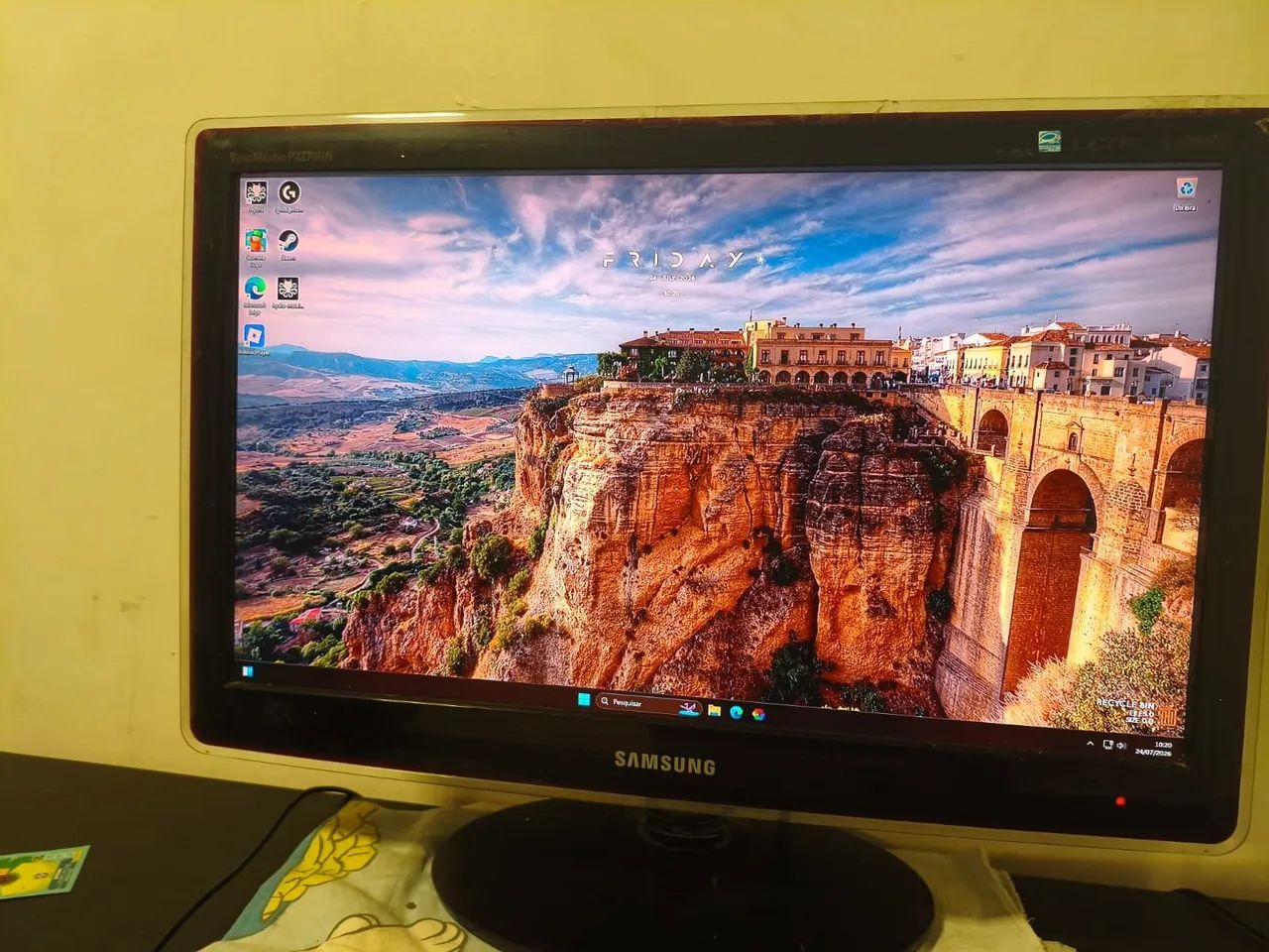 Monitor tv Samsung 21,5 polegadas - Foto 3