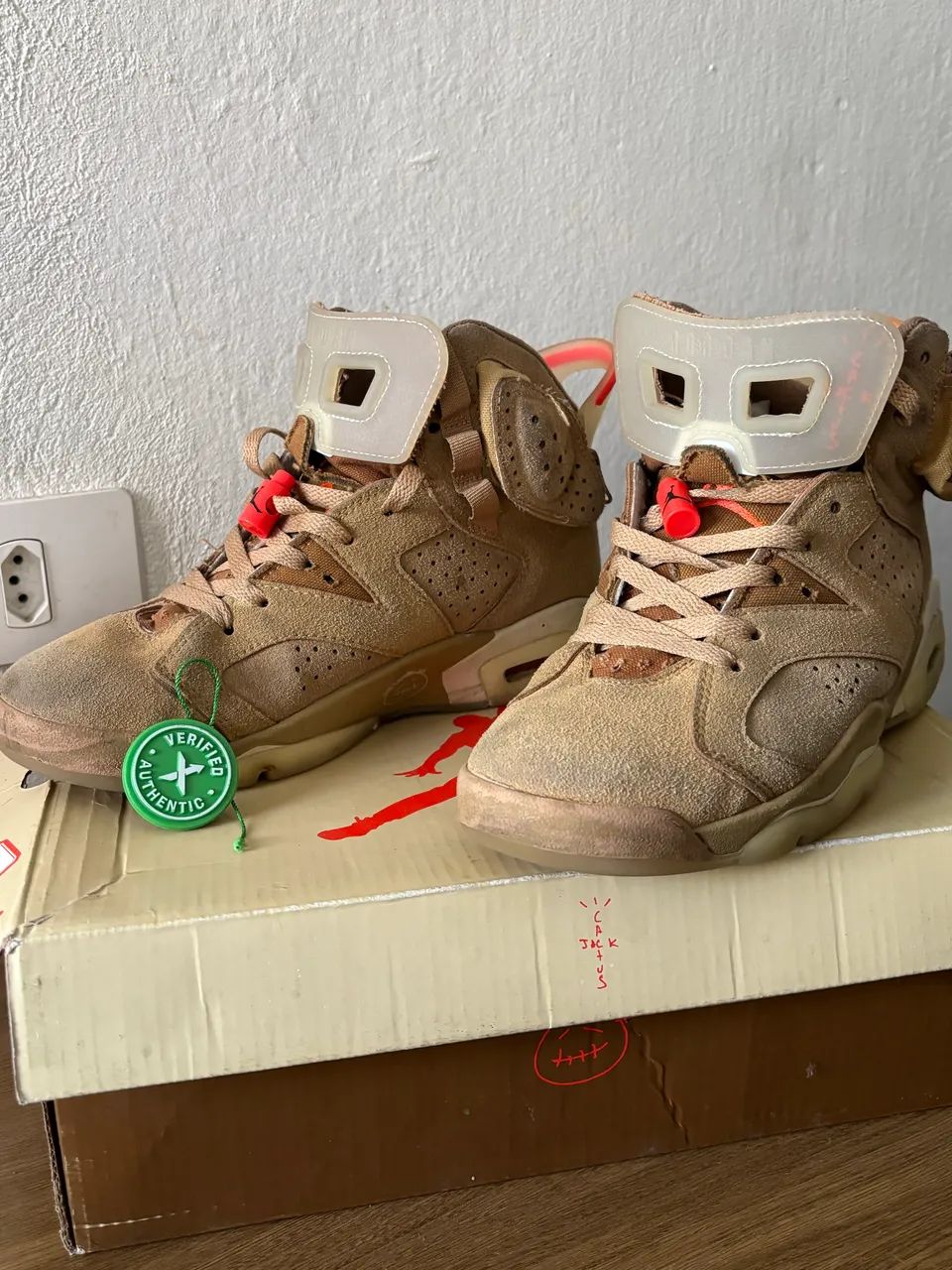 tênis nike air jordan 6 travis scott - Foto 2