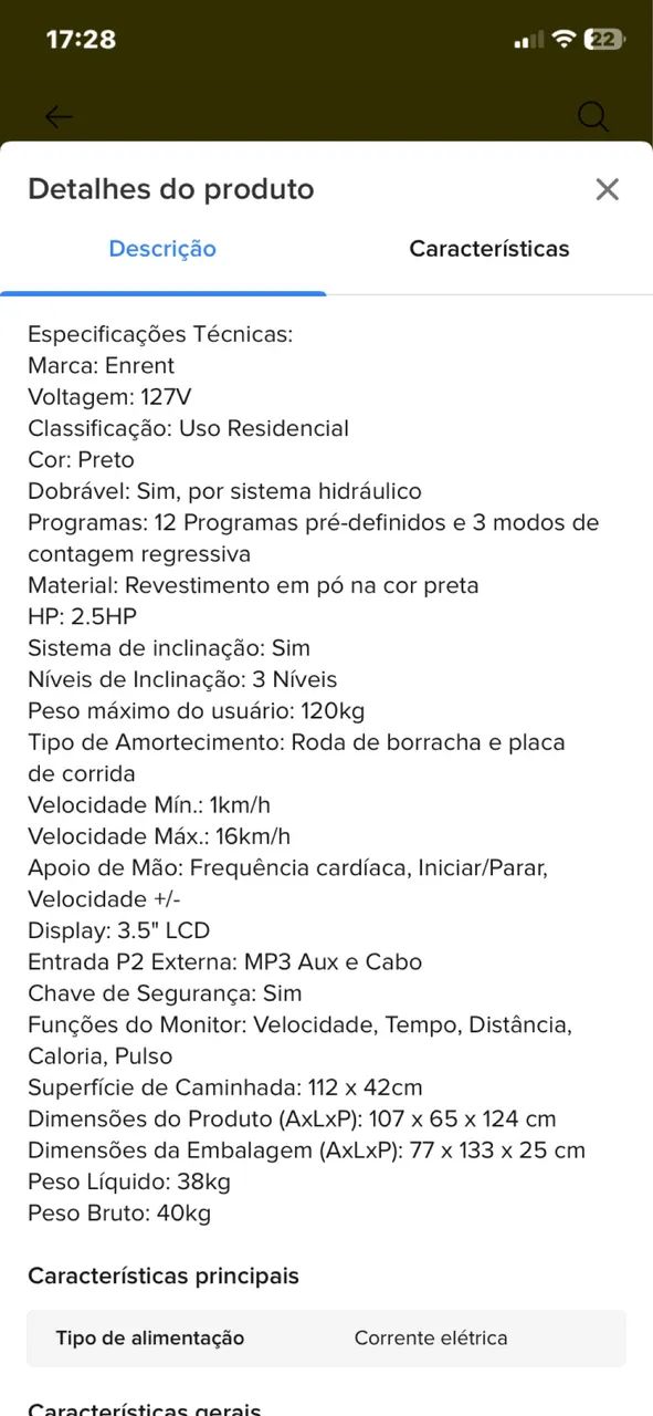 Esteira profissional  - Foto 3