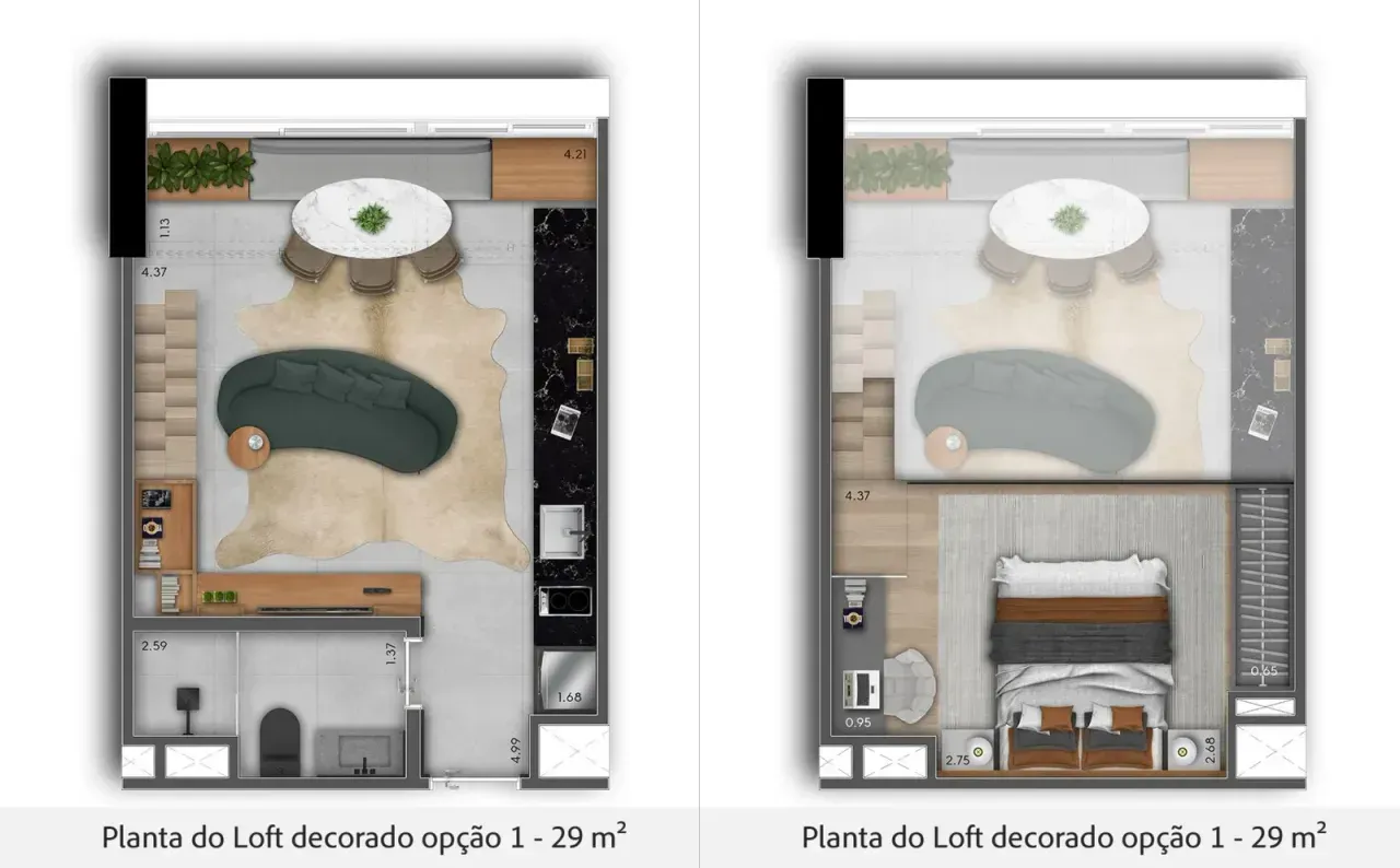 PLANTA 29m²