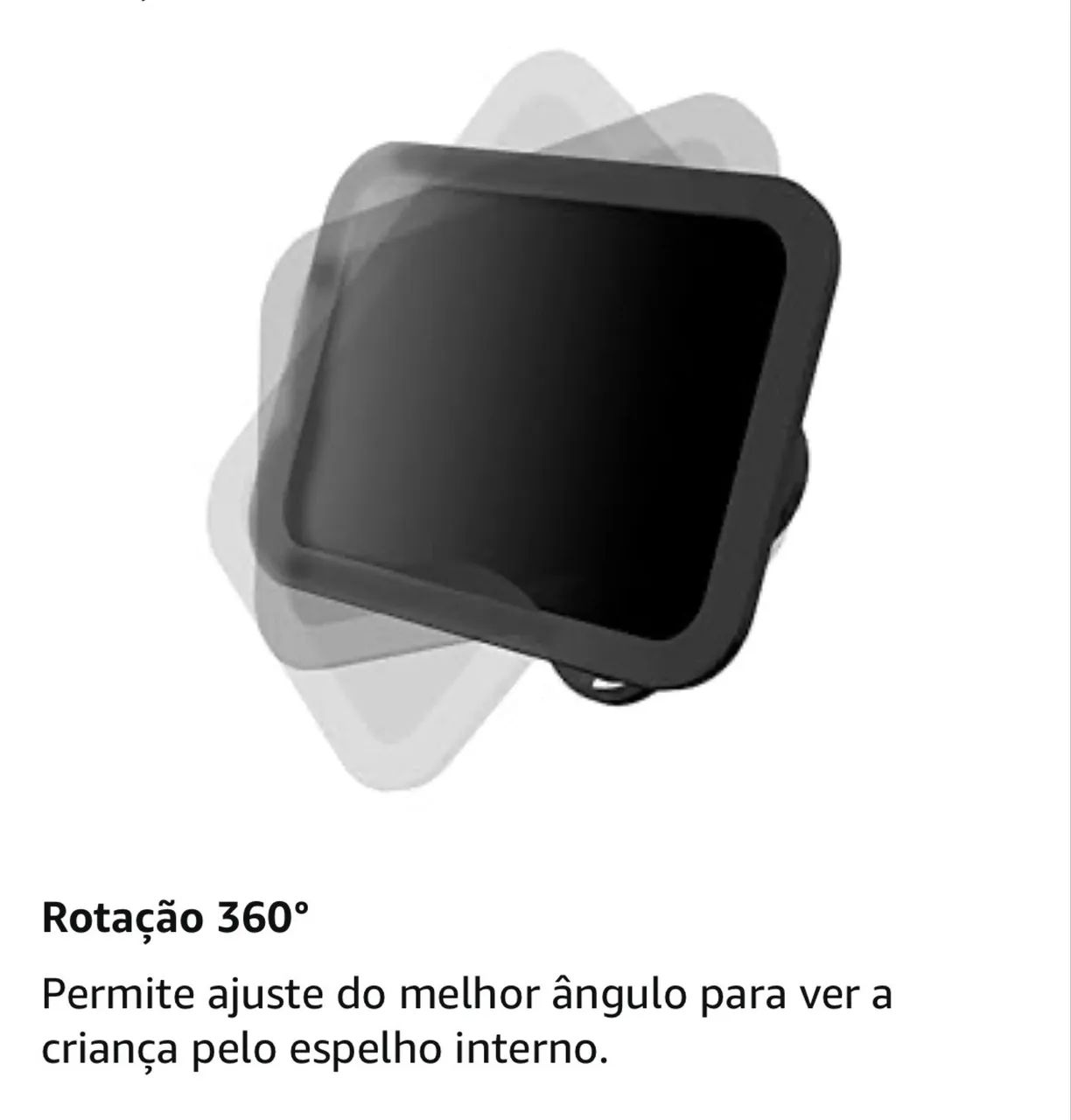 Espelho retrovisor para Carro supervisor de bebê  - Foto 4