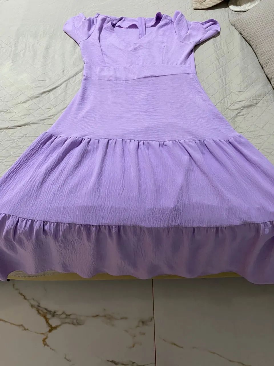 Vestido longo roxo