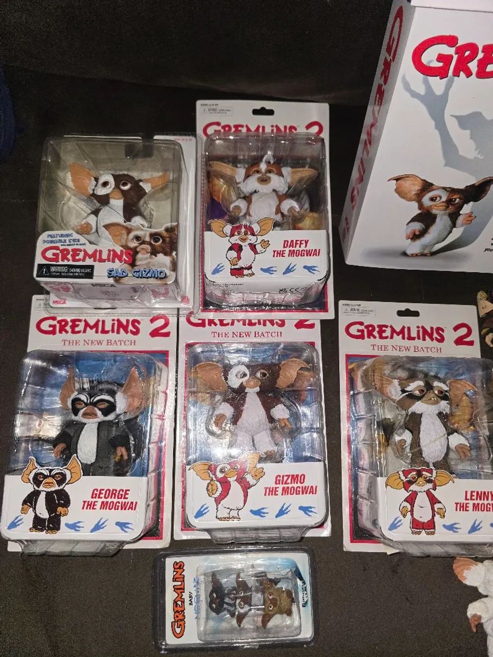 Mega Coleção Gremlins NECA - Gizmo, Stripe, Brain e Mogwais - Foto 2