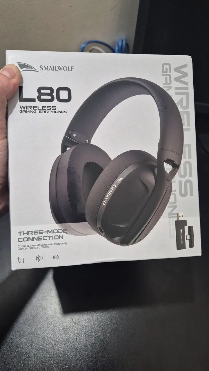 Headset Sem Fio Gamer Smailwolf L80 - Foto 2