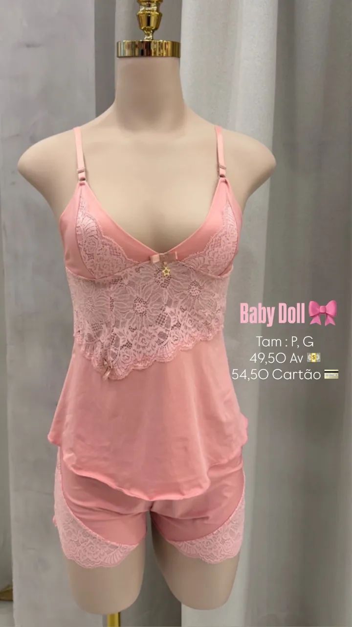 Moda Íntima, Baby Doll, Lingerie - Foto 4