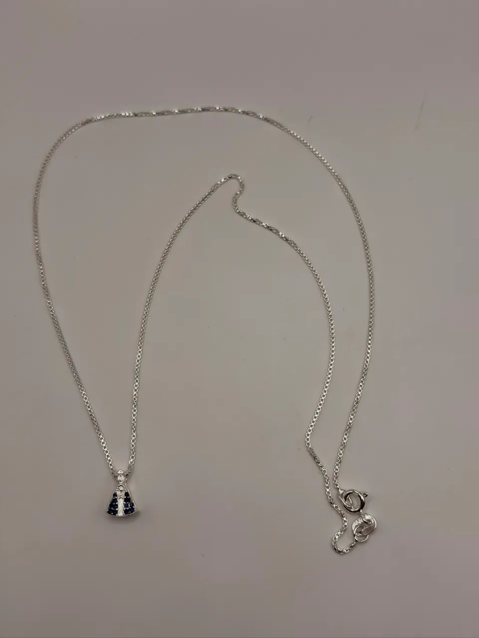 Vendo Colar de Nossa Sra. Aparecida em Prata 925 