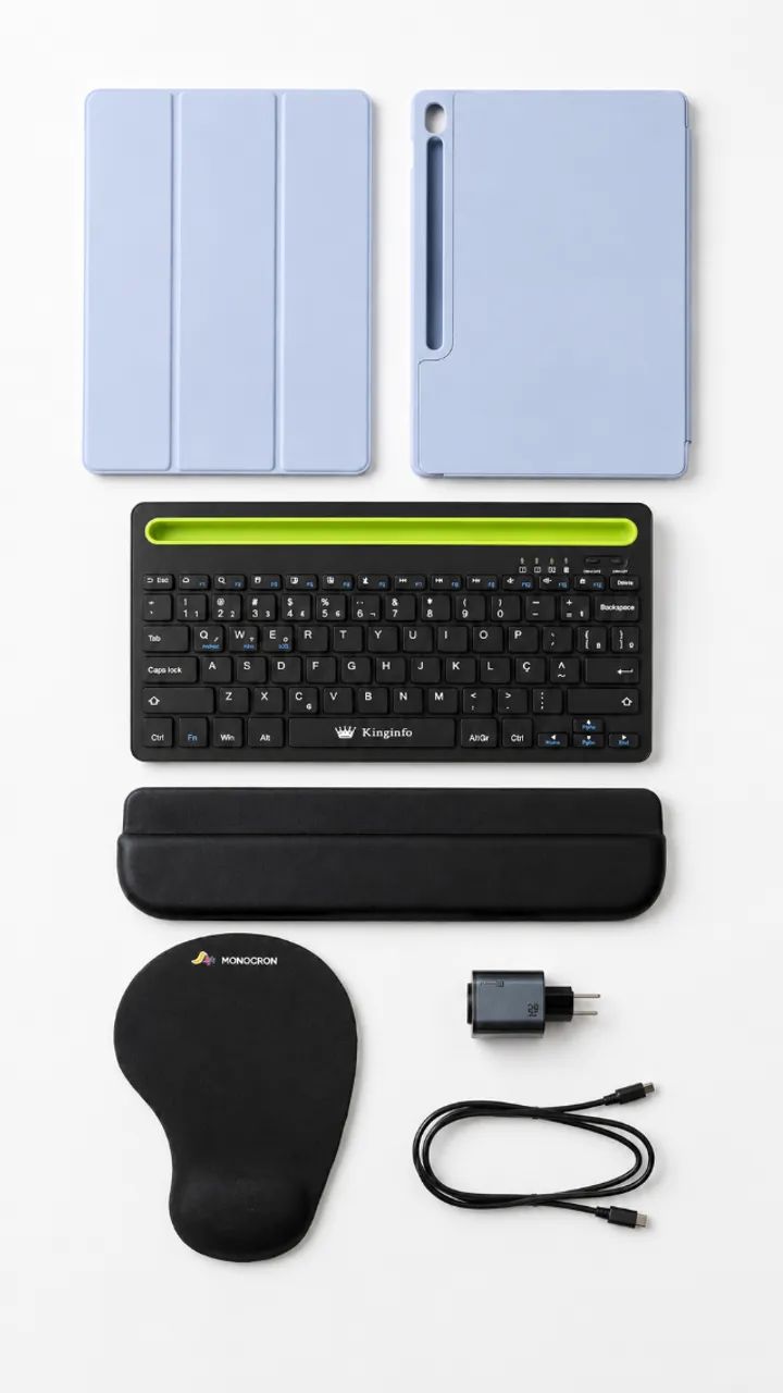 Galaxy Tab S10 FE+ 128GB Completo com Acessórios - Foto 5