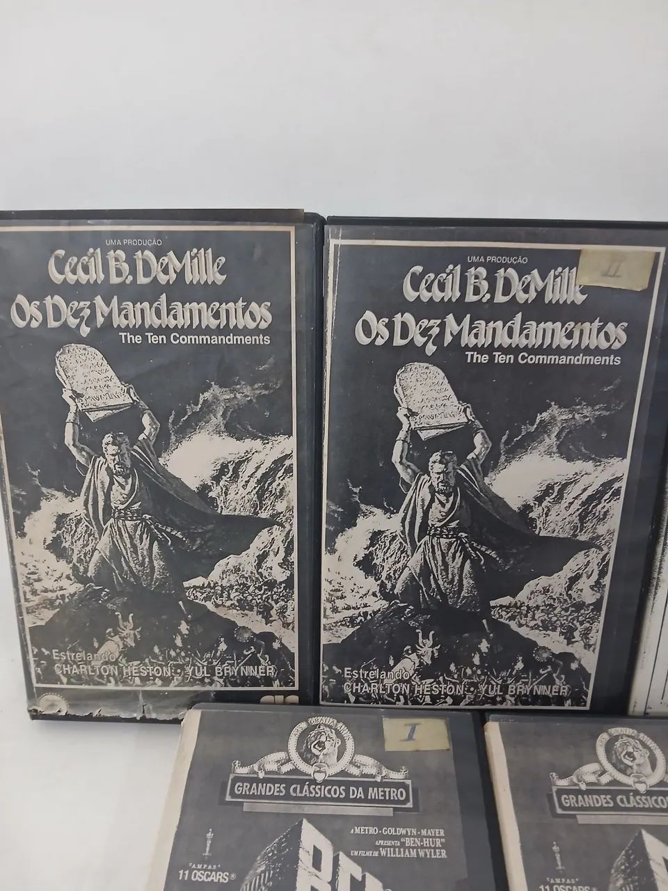 Lote Grandes Filmes VHS COPIAS dos Originais  com Manual das Fitas - Foto 2