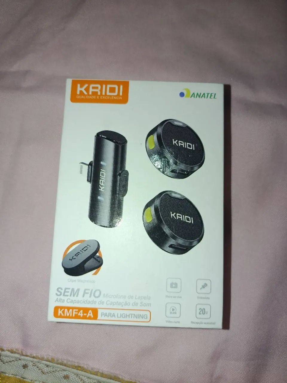 Microfone Lapela com entrada para iPhone  - Foto 2