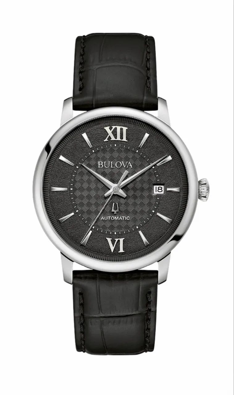 Relógio Bulova Hudson Classic Preto Automático Novo  - Foto 2