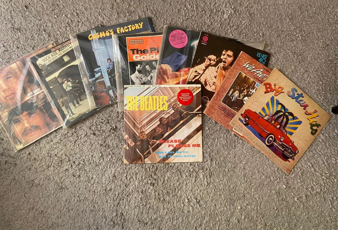 Discos de Vinil Antigos - Rock e Outros Variados